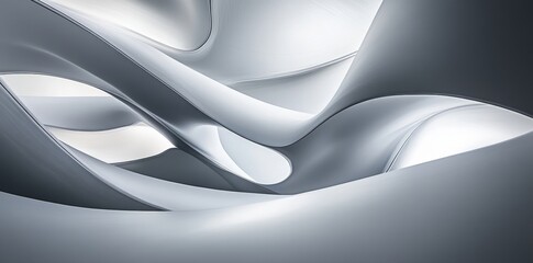 Poster - an elegant swirly waves background illustration in dark slate gray, very dark green, and dim gray co