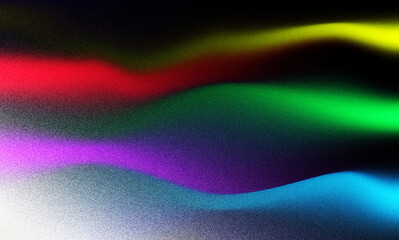 Poster - Grainy abstract background with smooth gradient transitions