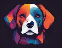 Abstract Dog Portrait Poster Print Free Stock Photo - Public Domain ...