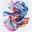 © Kraiwit - 3D Rendered Abstract Fluid Forms with Organic Contours and Vivid Gradients