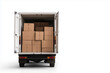 © Paul - Truck opened, parcels, delivers