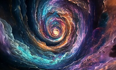 Wall Mural - cosmic spiral