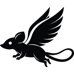 Wall Mural - mouse vector logo design