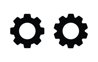 Poster - Gear icon, Setting sign vector