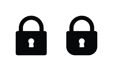 Poster - Lock icon, lock sign vector