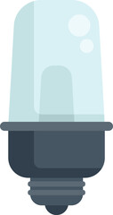 Poster - modern led light bulb is shining brightly, providing energy efficient illumination