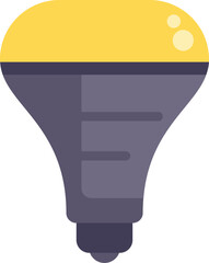 Poster - this modern led light bulb is illuminating, representing innovation and energy efficiency
