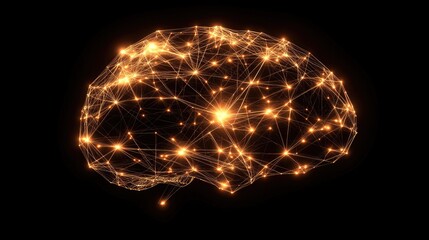Poster - Artistic Representation of a Human Brain Network