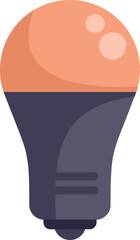 Poster - Modern led light bulb is glowing, representing innovation and energy efficiency