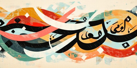 Poster - Arabic Calligraphy Art.