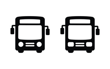 Poster - Bus icon, bus sign vector