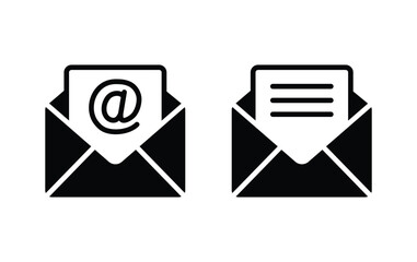 Poster - Mail icon set. email icon vector	