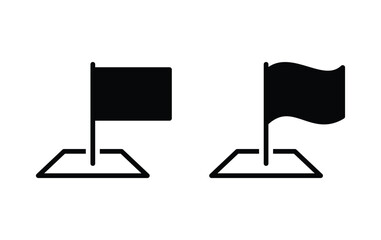 Poster - Flag icon, Flag sign vector