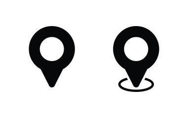 Poster - pin maps icon, location sign vector