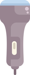 Poster - Modern epilator removing unwanted hair with laser technology