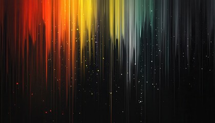 Wall Mural - Abstract Art of Vertical Lines and Scattered Light