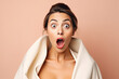 © Kitsada - Woman Surprised  Shocked Expression  Open Mouth  Wide Eyes  Portrait