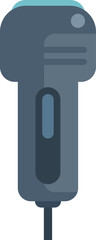 Poster - illustration of a barcode scanner being used for retail, inventory, or warehouse management