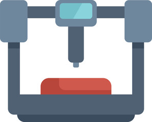 Poster - 3d printer creating a three dimensional object from molten plastic filament