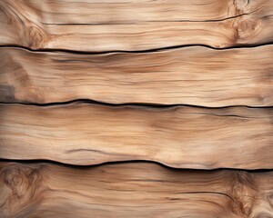 Close-up of natural wood texture with distinct grain patterns in warm tones, ideal for background or design use.