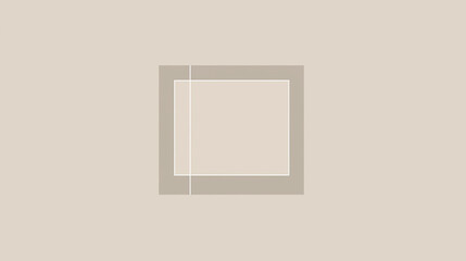 Leinwandbilder - Minimalist abstract background with geometric shapes creating modern and stylish design