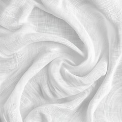 Canvas Print - White fabric texture