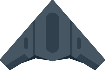 Poster - Sleek and modern military drone aircraft, as seen from a low angle perspective