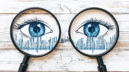 Poster - Creative Concept of Vision and Data Analysis