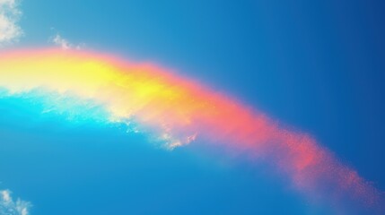 Wall Mural - Rainbow in the sky