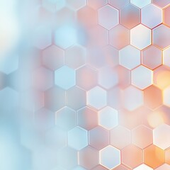 Poster - Abstract hexagon pattern