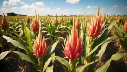 Wall Mural - Tropical Delight: Juicy Dragon Fruit Against a Clear Background