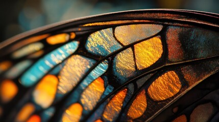 Wall Mural - Close-up of a Butterfly Wing