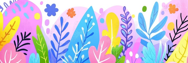 Poster - Elegant floral and geometric abstract square art templates in the bohemian style