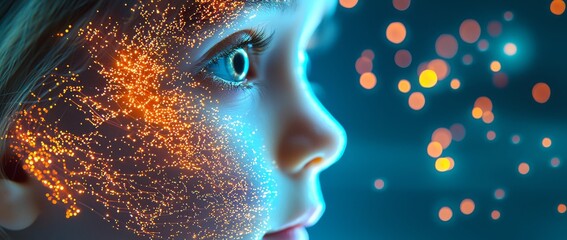 Aufkleber - across the digital horizon, ai-driven insights illuminate the way to unlocking the full potential of