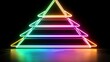 © typepng - 3D rendering of blinking neon symbol of Christmas tree