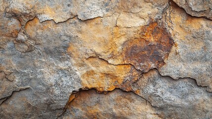 Wall Mural - Textured Rocky Surface with Natural Patterns and Color Variations