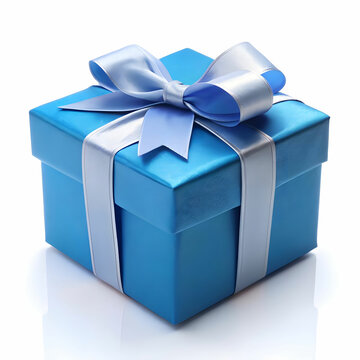 Falling Gift Boxes with Ribbons