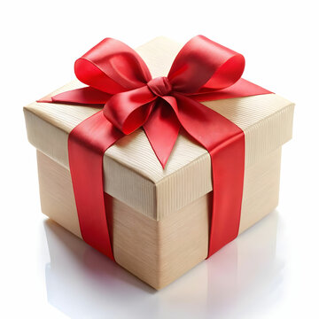 Falling Gift Boxes with Ribbons