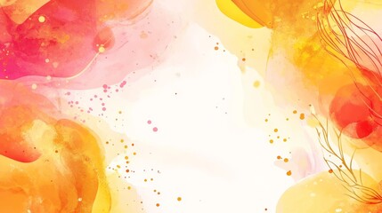 Poster - Abstract gradient fluidity watercolor poster background, showcasing vibrant colors blending seamlessly, creating a dynamic and visually appealing design perfect for art and modern aesthetics