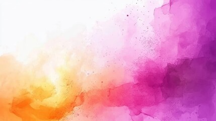 Poster - Abstract gradient fluidity watercolor poster background, showcasing vibrant colors blending seamlessly, creating a dynamic and visually appealing design perfect for art and modern aesthetics