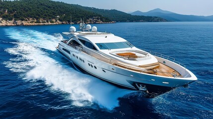 Sticker - A Seafront Luxury Cabin Cruiser on Exclusive sea  