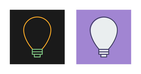 Wall Mural - Electric Bulb Vector Icon