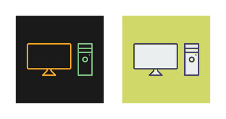 Poster - Computer Vector Icon