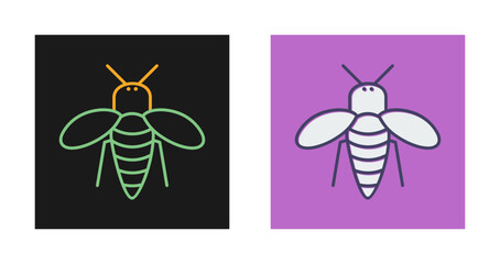 Sticker - Bee Vector Icon