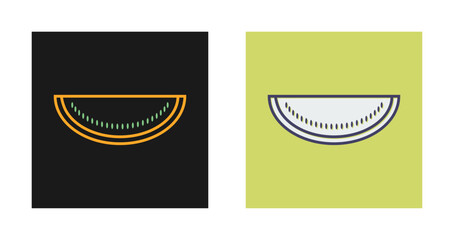 Sticker - Watermelon Vector Icon