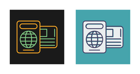 Poster - Passport Vector Icon