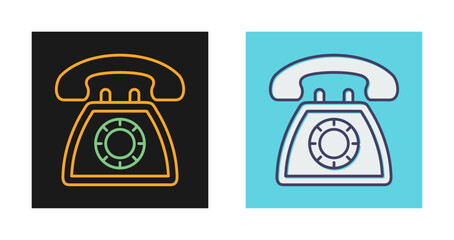 Wall Mural - Telephone Vector Icon