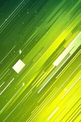 Poster - Dynamic green and yellow abstract background with streaks and shimmering elements creates a vibrant and energetic atmosphere