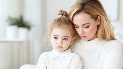 Wall Mural - Mother and Child in Harmony