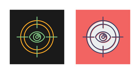 Sticker - Target Vector Icon